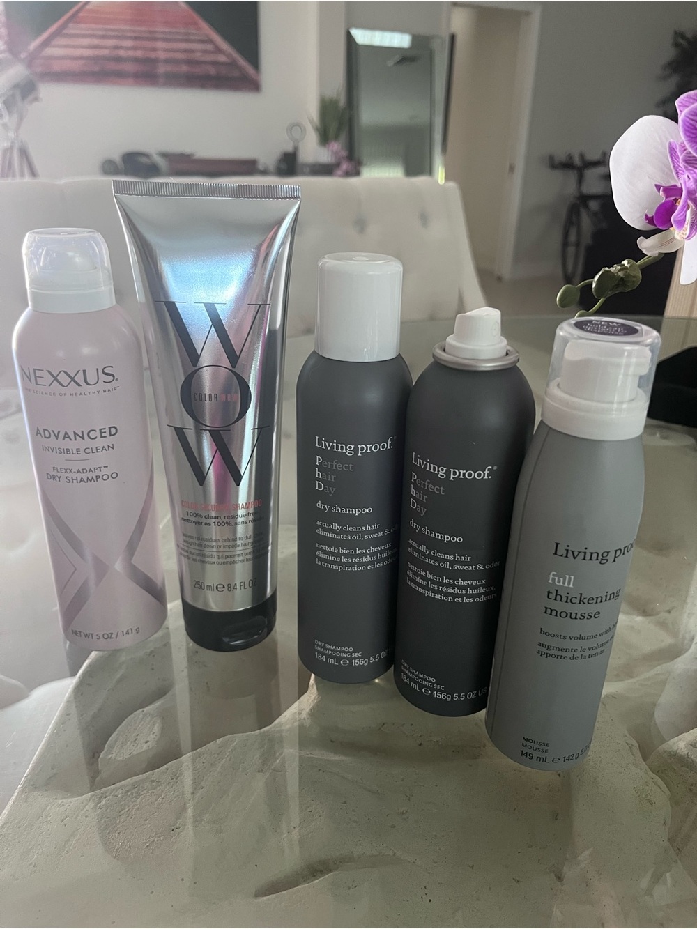 Nexxus WOW LIVING PROOF DRY SHAMPOO LIVING PROOF THICKENING MOUSE